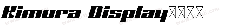 Kimura Display字体转换